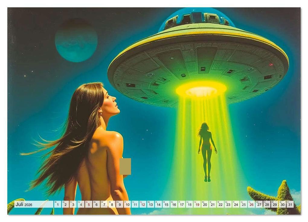 Weitere Ansicht: Spicy Fantasy - Vintage Horror und nackte Haut (Wandkalender 2026 DIN A3 quer), CALVENDO Monatskalender | pixs:sell pixs:sell, Calvendo, pixs:sell, Sell Pixs:Sell