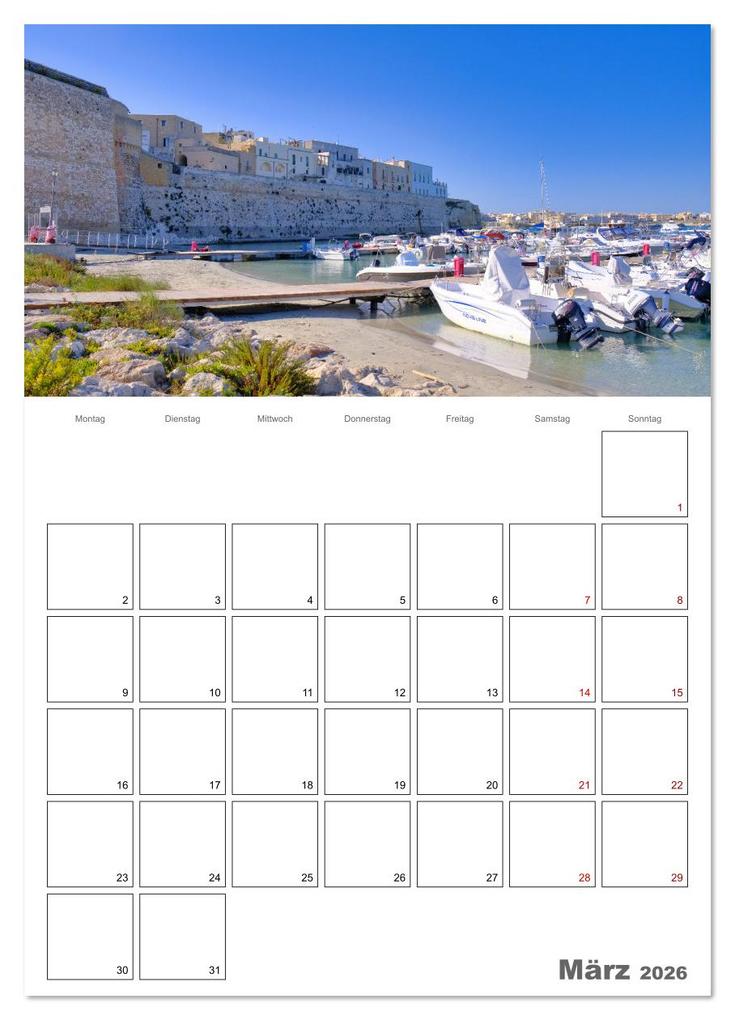 Weitere Ansicht: Faszinierendes Apulien (Wandkalender 2026 DIN A4 hoch), CALVENDO Monatskalender | All rights reserved by Gerold Dudziak gedutech - photography, Calvendo