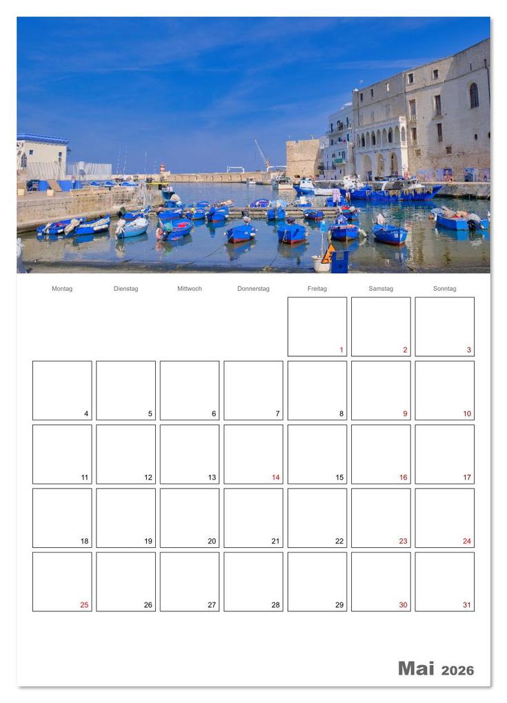 Weitere Ansicht: Faszinierendes Apulien (Wandkalender 2026 DIN A4 hoch), CALVENDO Monatskalender | All rights reserved by Gerold Dudziak gedutech - photography, Calvendo
