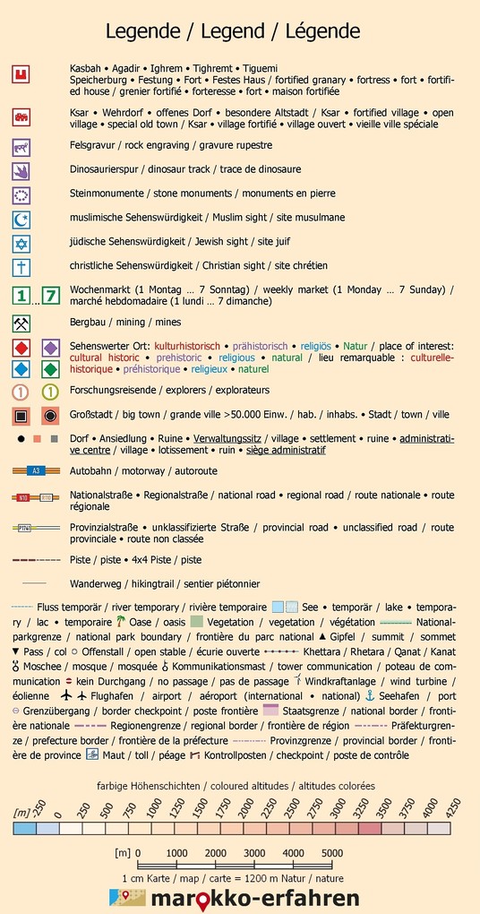 Weitere Ansicht: L12: Taliouine - Aoulouz - Askoun - Agadir Melloul - Jbel Sirwa + GPS-Waypoints | A. + B. Conrad, A. B. Conrad