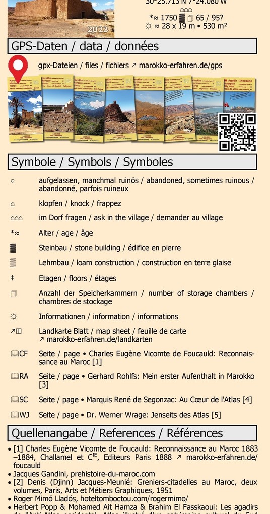 Weitere Ansicht: L12: Taliouine - Aoulouz - Askoun - Agadir Melloul - Jbel Sirwa + GPS-Waypoints | A. + B. Conrad, A. B. Conrad