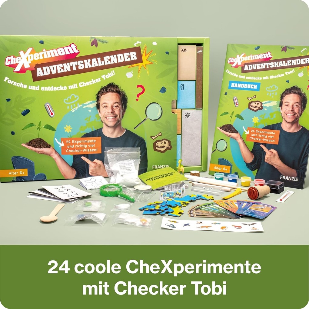 Weitere Ansicht: FRANZIS 67330 - CheXperiment Adventskalender Forsche und entdecke mit Checker Tobi!