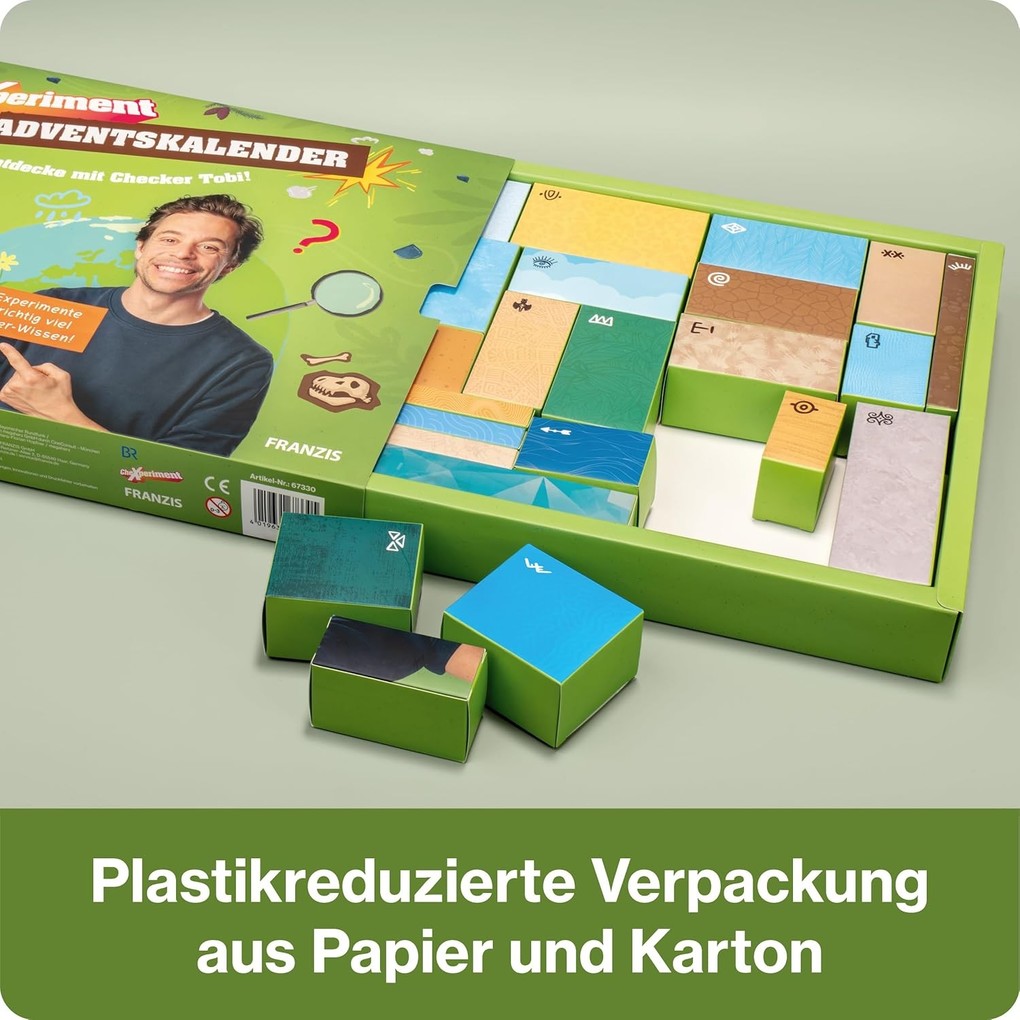 Weitere Ansicht: FRANZIS 67330 - CheXperiment Adventskalender Forsche und entdecke mit Checker Tobi!