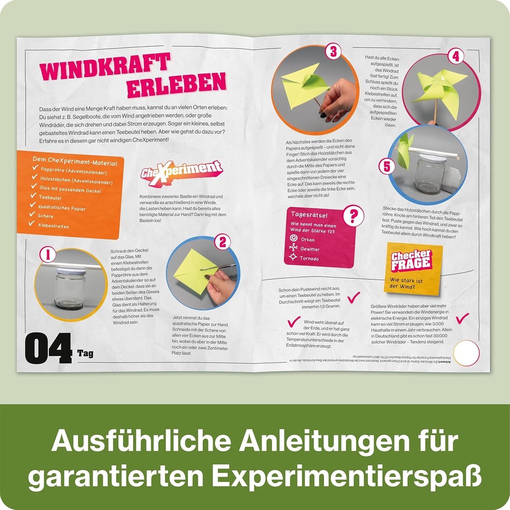 Weitere Ansicht: FRANZIS 67330 - CheXperiment Adventskalender Forsche und entdecke mit Checker Tobi!