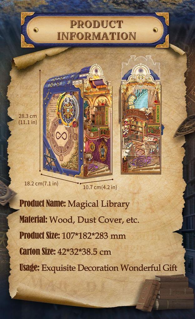 Weitere Ansicht: Book Nook: Magical Library