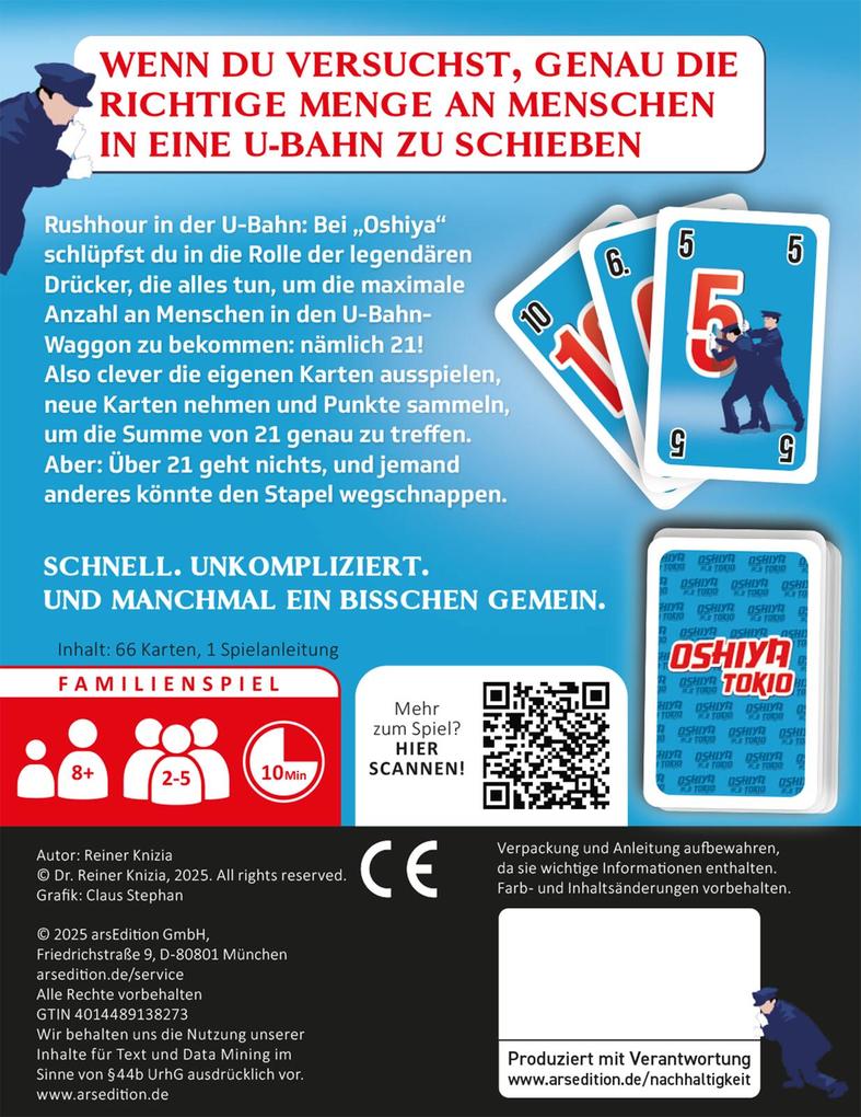 Weitere Ansicht: Oshiya | Reiner Knizia