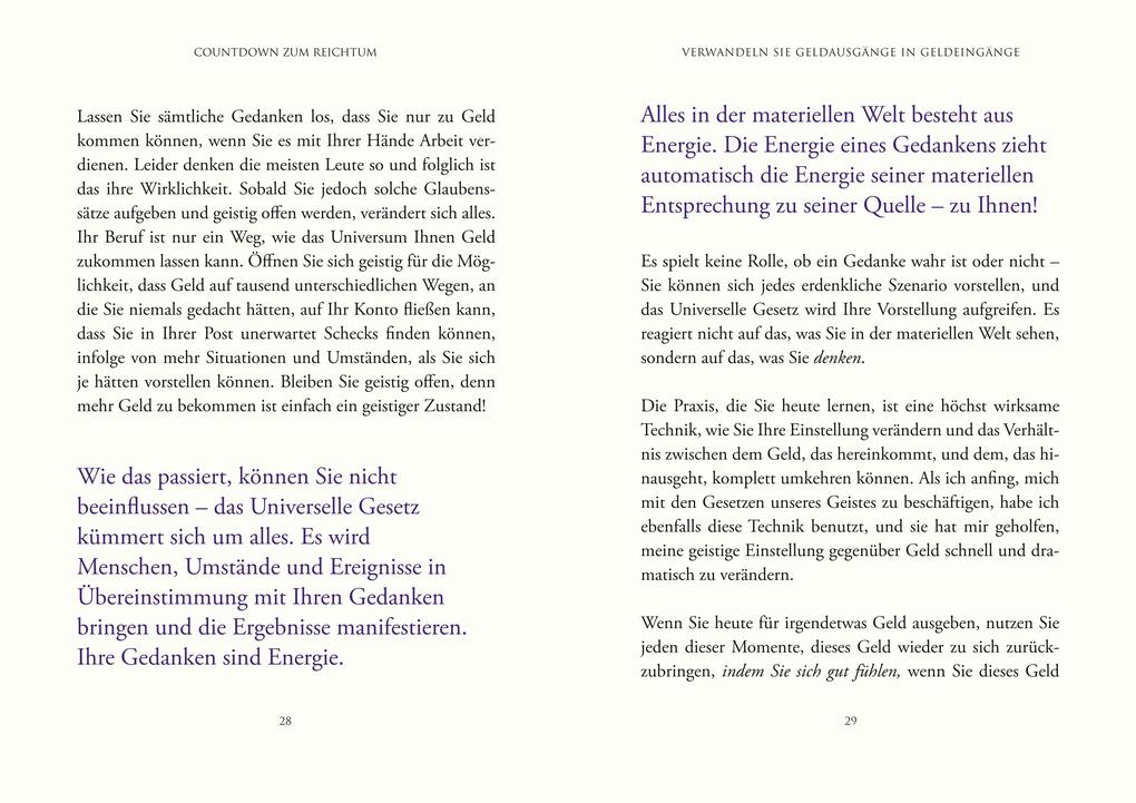 Weitere Ansicht: Countdown zum Reichtum | Rhonda Byrne