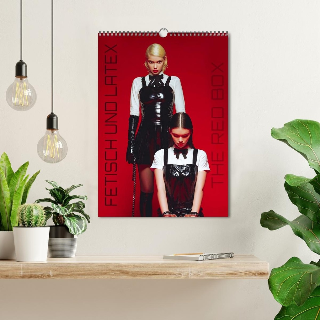 Weitere Ansicht: Fetisch und Latex - The Red Box (Wandkalender 2026 DIN A3 hoch), CALVENDO Monatskalender | Dirk Meutzner, Calvendo