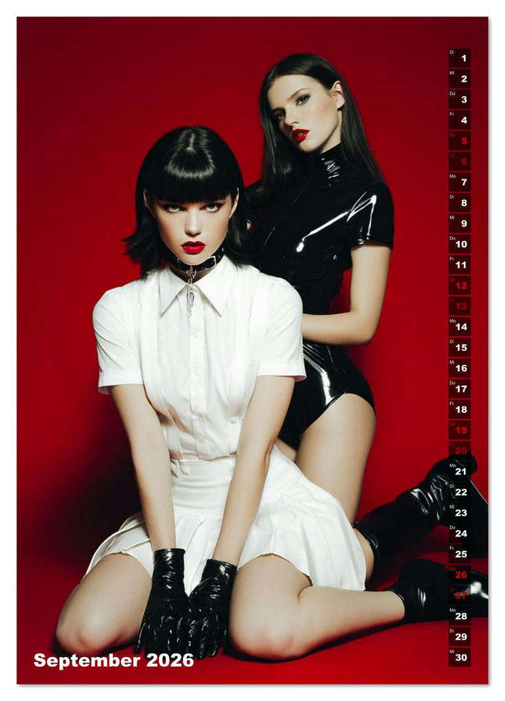 Weitere Ansicht: Fetisch und Latex - The Red Box (Wandkalender 2026 DIN A3 hoch), CALVENDO Monatskalender | Dirk Meutzner, Calvendo