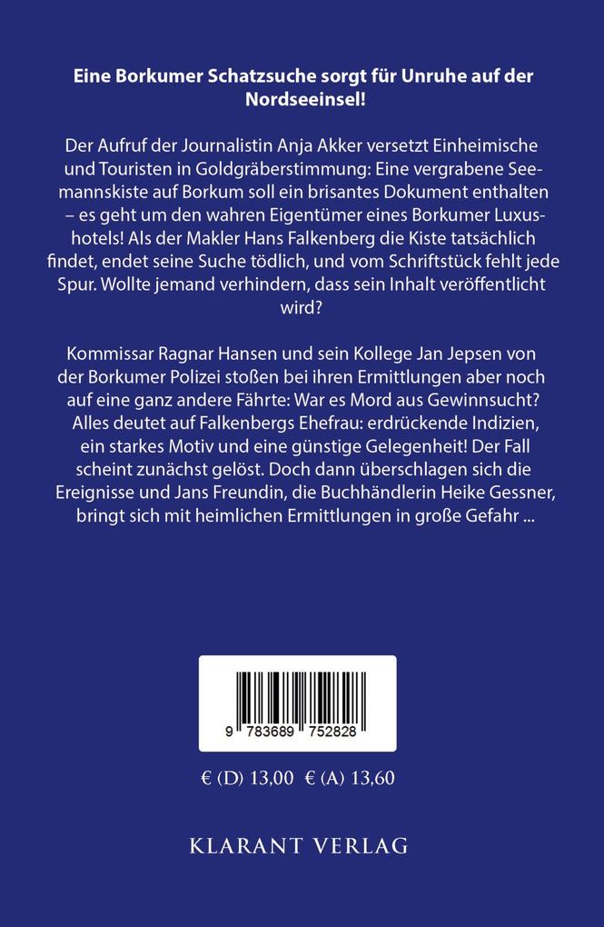 Weitere Ansicht: Borkumer Schatzsuche. Ostfrieslandkrimi | Dörte Jensen
