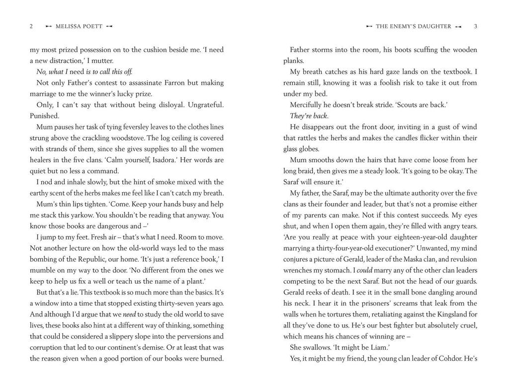Weitere Ansicht: The Enemy's Daughter | Melissa Poett