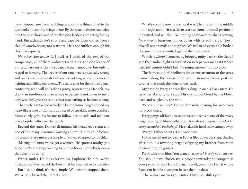 Weitere Ansicht: The Enemy's Daughter | Melissa Poett