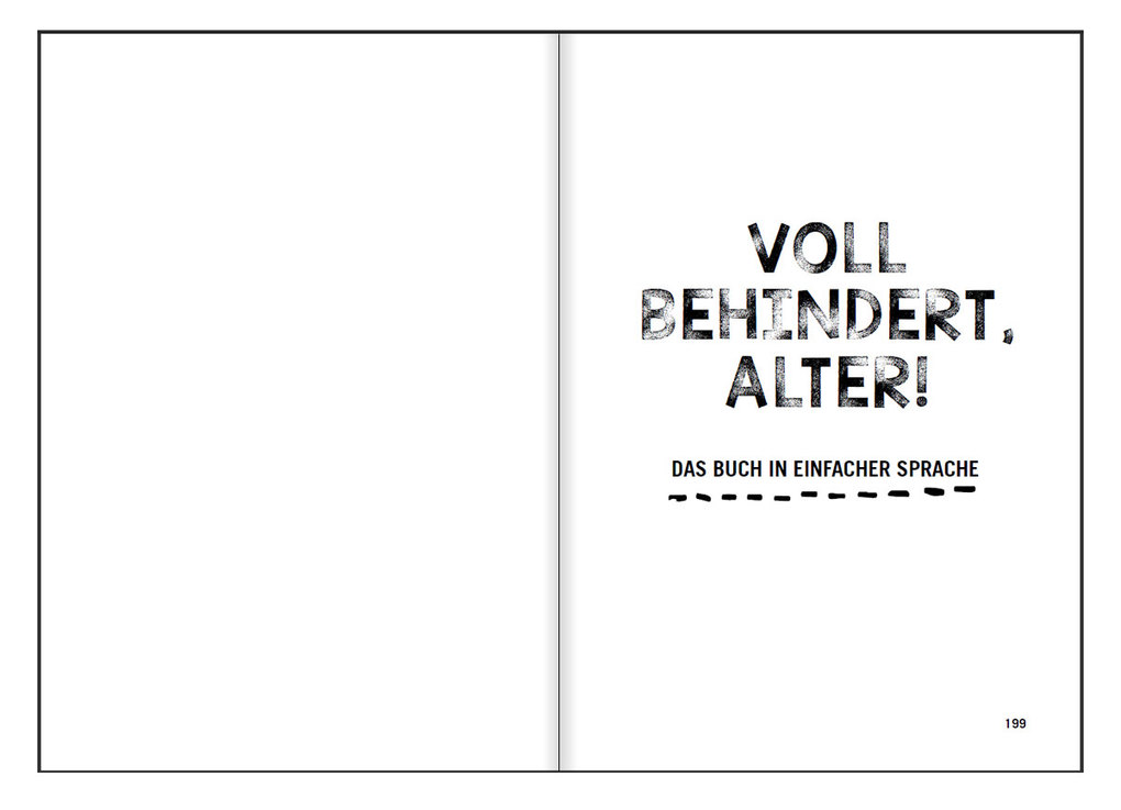 Weitere Ansicht: Voll behindert, Alter! | Sabine Richter