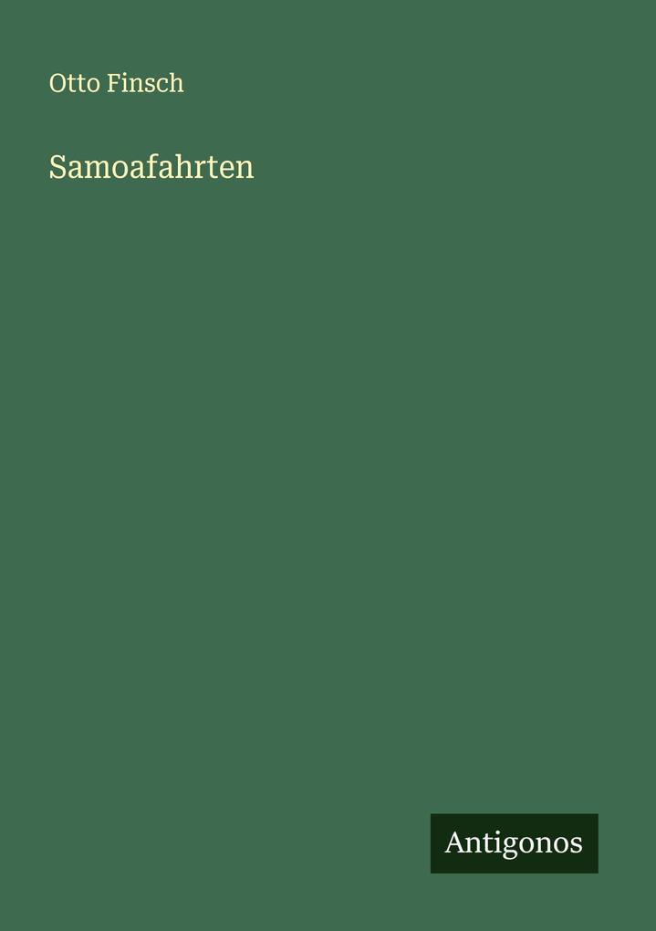 Produktbild: Samoafahrten | Otto Finsch