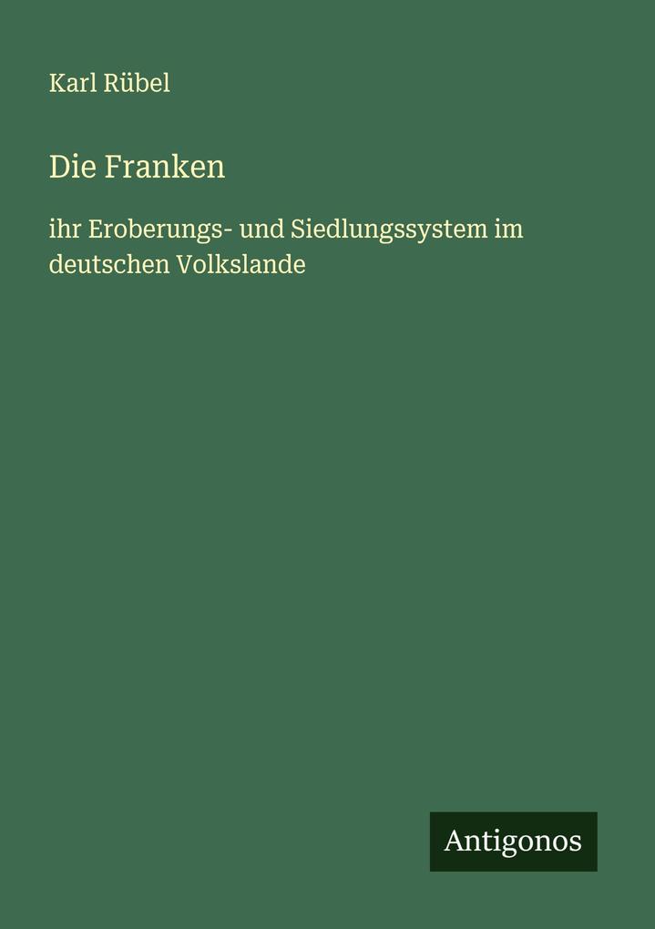 Produktbild: Die Franken | Karl Rübel