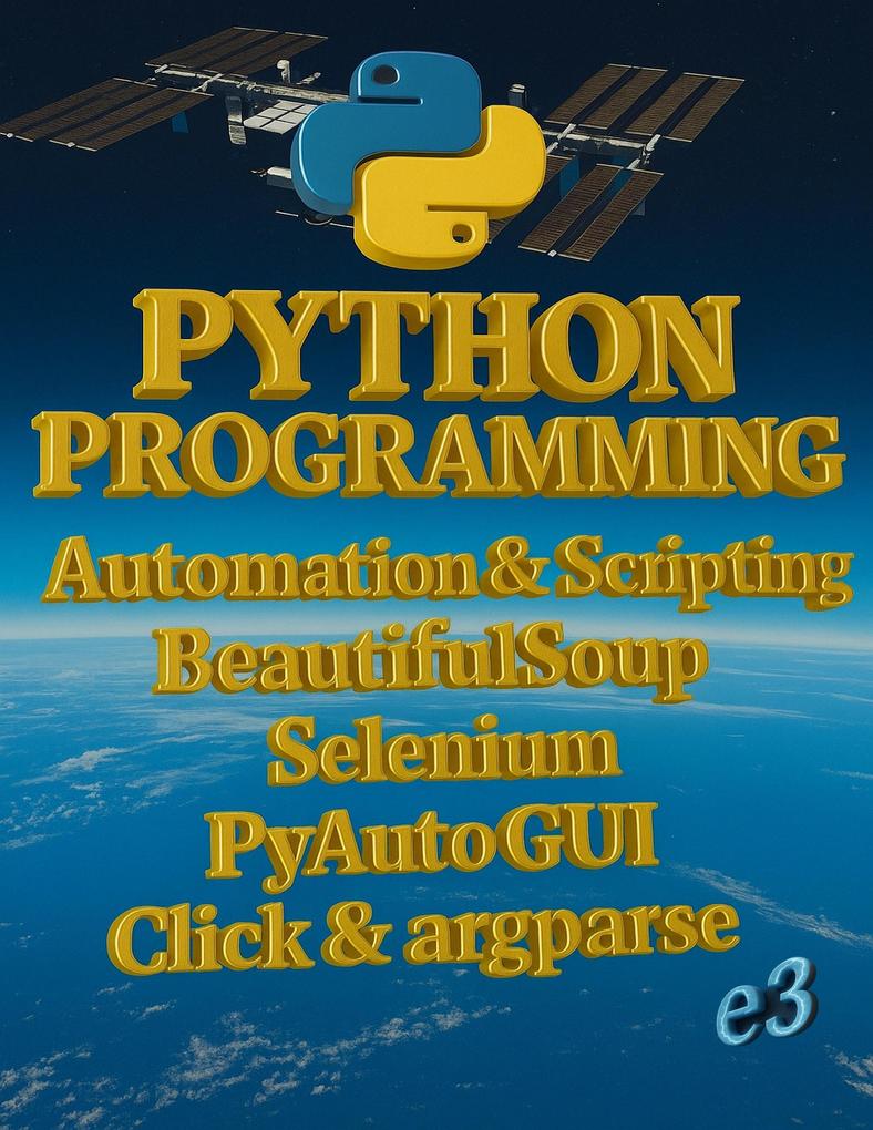 Produktbild: Python Programming : Automation & Scripting , BeautifulSoup, Selenium, PyAutoGUI, Click & argparse | E3