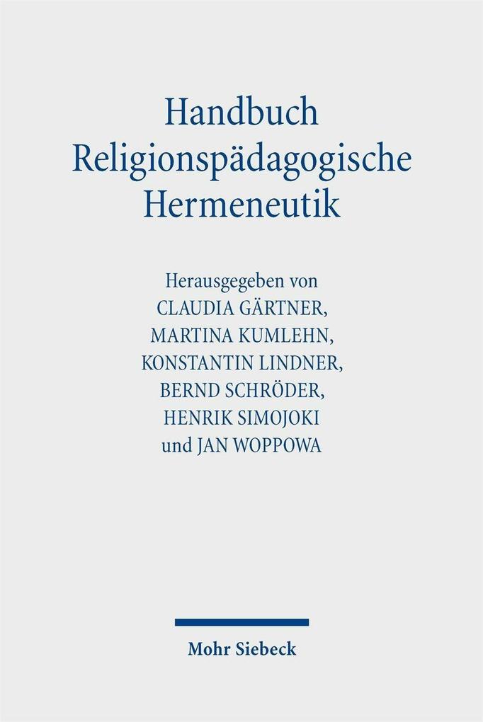 Produktbild: Handbuch Religionspädagogische Hermeneutik