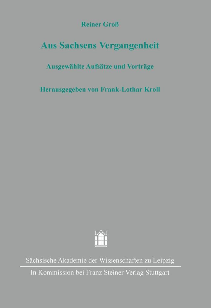 Produktbild: Aus Sachsens Vergangenheit | Reiner Groß