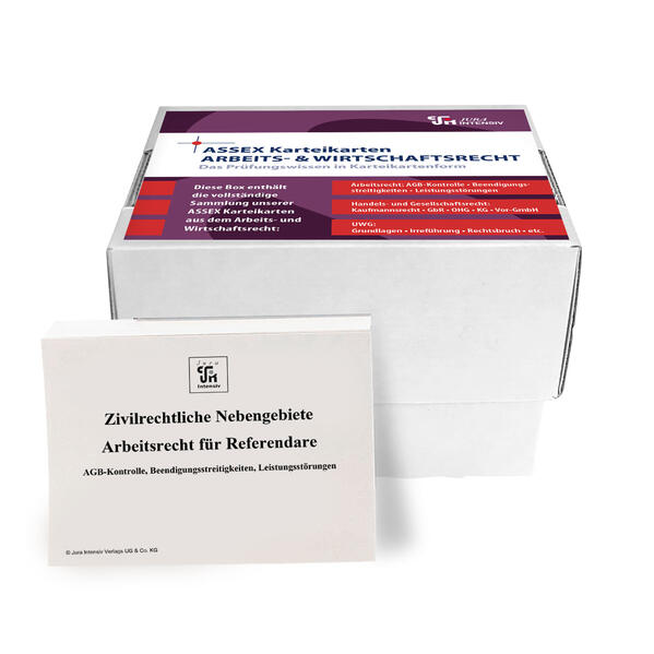 Produktbild: ASSEX Karteikarten Arbeits- & Wirtschaftsrecht | Dr. Dirk Schweinberger