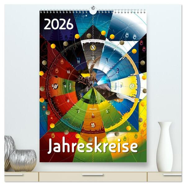 Produktbild: Jahreskreise (hochwertiger Premium Wandkalender 2026 DIN A2 hoch), Kunstdruck in Hochglanz | Ines Dhein, Calvendo