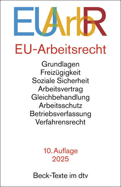 Produktbild: EU-Arbeitsrecht | Sebastian Roloff, Ulf Kortstock