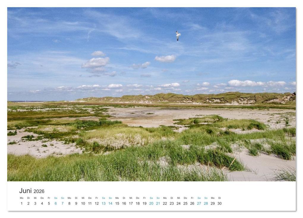 Weitere Ansicht: Amrum: Natur und Freiheit (Wandkalender 2026 DIN A4 quer), CALVENDO Monatskalender | Ralph Kerpa, Calvendo