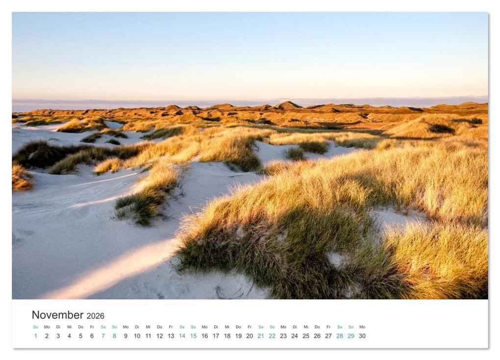 Weitere Ansicht: Amrum: Natur und Freiheit (Wandkalender 2026 DIN A4 quer), CALVENDO Monatskalender | Ralph Kerpa, Calvendo