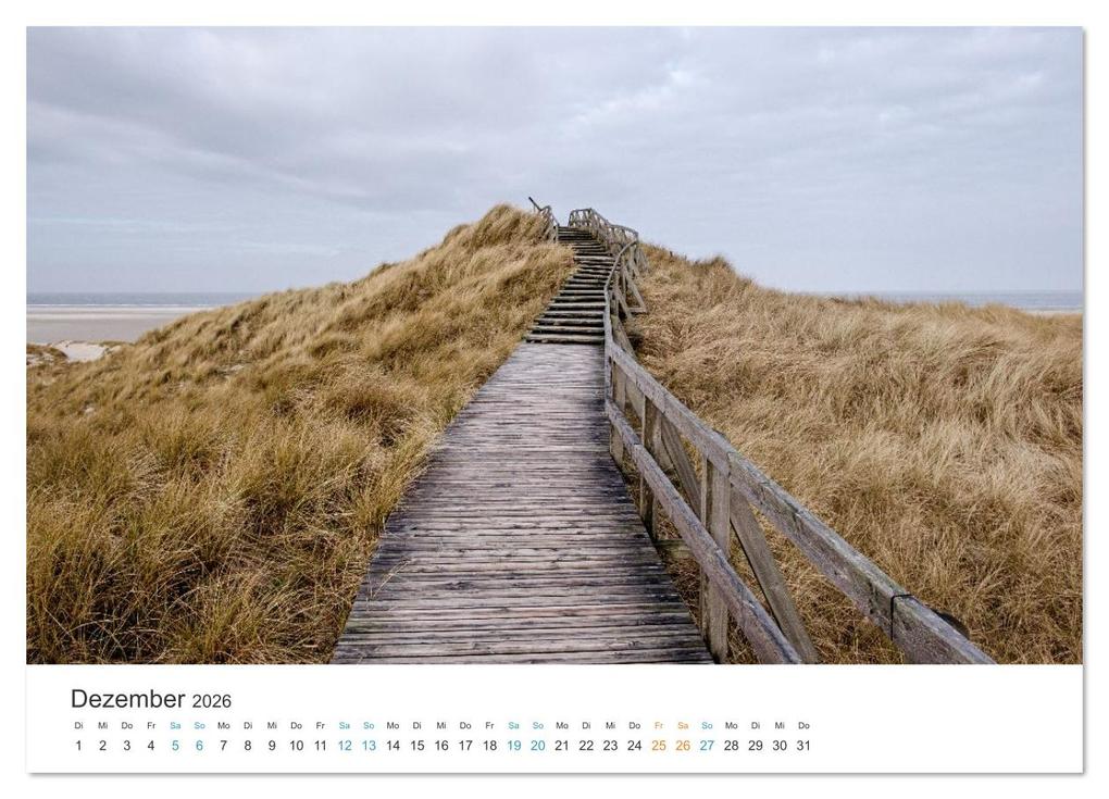 Weitere Ansicht: Amrum: Natur und Freiheit (Wandkalender 2026 DIN A4 quer), CALVENDO Monatskalender | Ralph Kerpa, Calvendo
