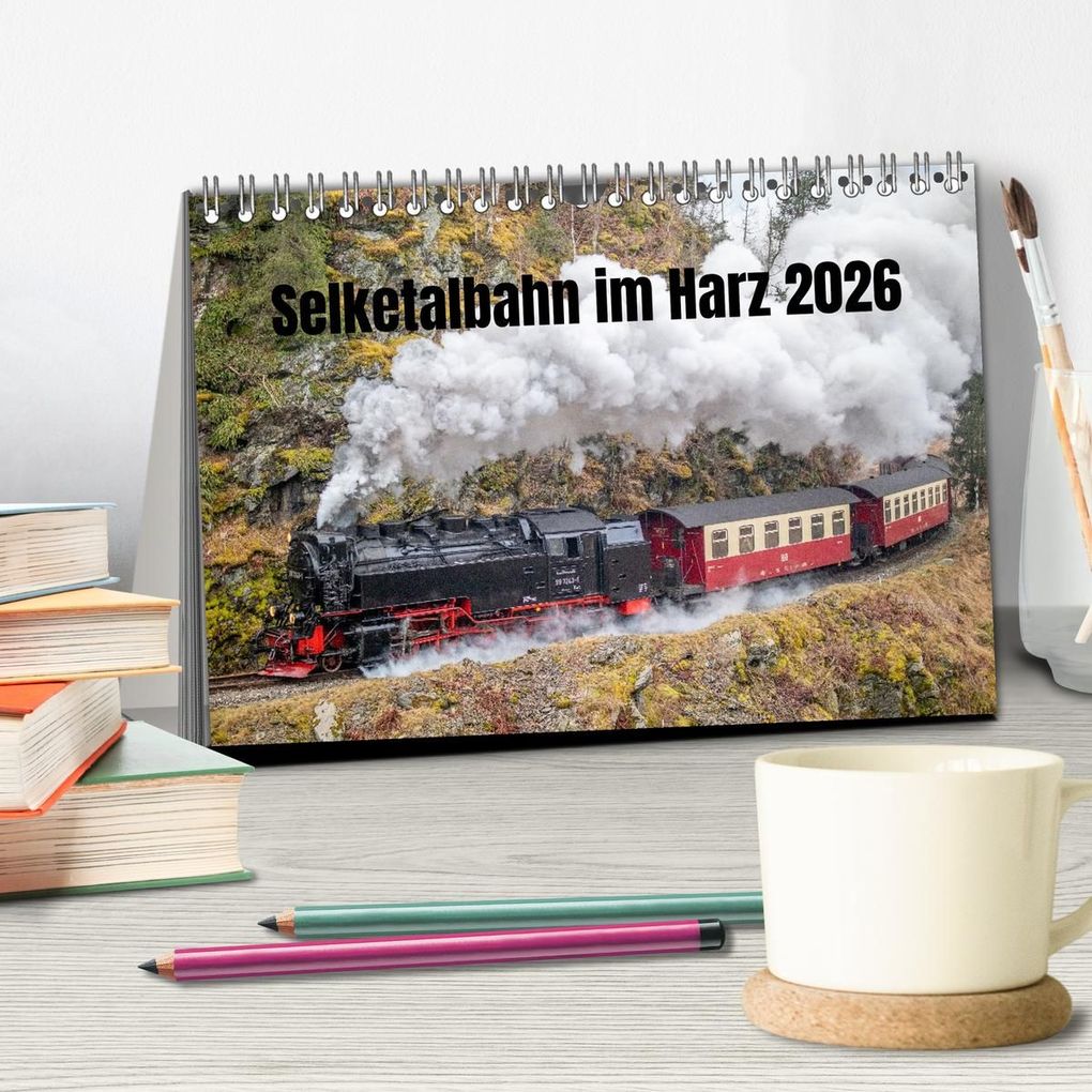 Weitere Ansicht: Selketalbahn im Harz (Tischkalender 2026 DIN A5 quer), CALVENDO Monatskalender | Michael Bromm, Calvendo