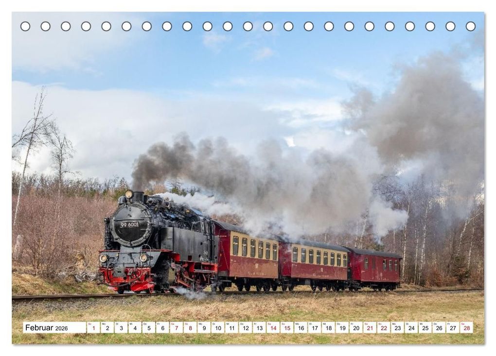 Weitere Ansicht: Selketalbahn im Harz (Tischkalender 2026 DIN A5 quer), CALVENDO Monatskalender | Michael Bromm, Calvendo