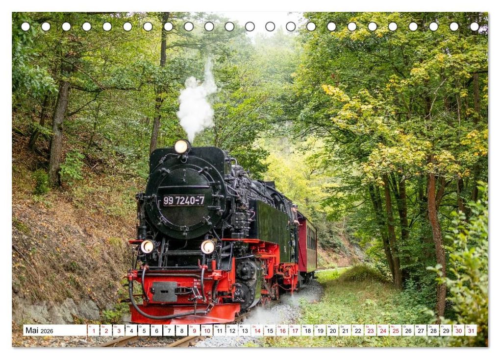 Weitere Ansicht: Selketalbahn im Harz (Tischkalender 2026 DIN A5 quer), CALVENDO Monatskalender | Michael Bromm, Calvendo