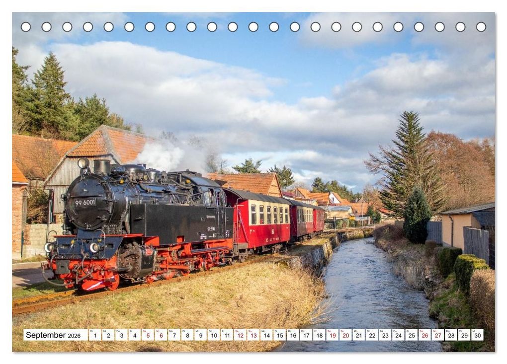 Weitere Ansicht: Selketalbahn im Harz (Tischkalender 2026 DIN A5 quer), CALVENDO Monatskalender | Michael Bromm, Calvendo