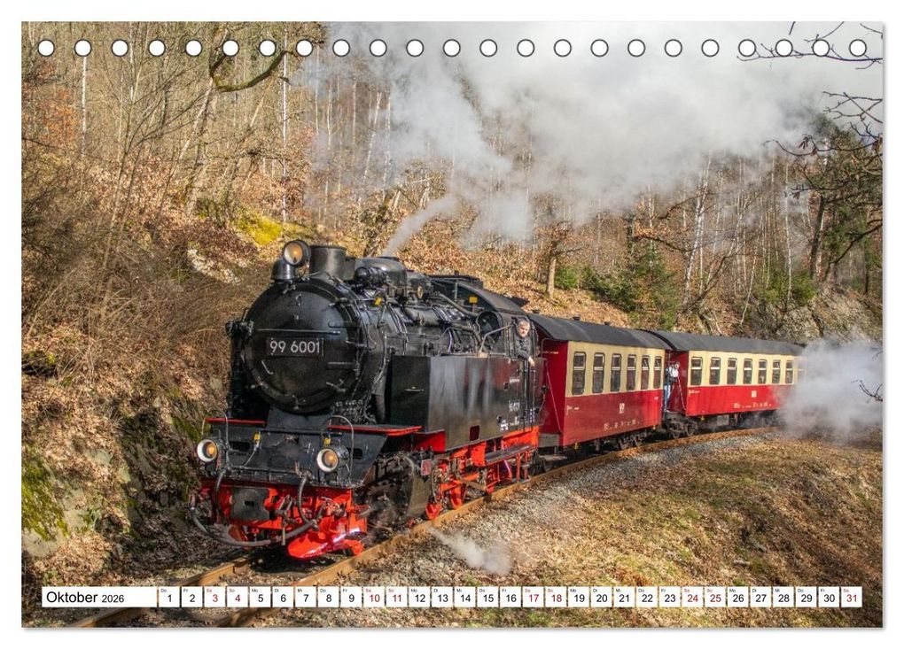 Weitere Ansicht: Selketalbahn im Harz (Tischkalender 2026 DIN A5 quer), CALVENDO Monatskalender | Michael Bromm, Calvendo