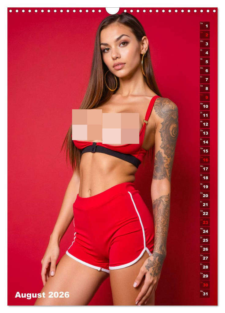 Weitere Ansicht: NACKTE BRÜSTE - Unzensierte Frauen mit Tattoo (Wandkalender 2026 DIN A3 hoch), CALVENDO Monatskalender | Calvendo, MB Fotografie