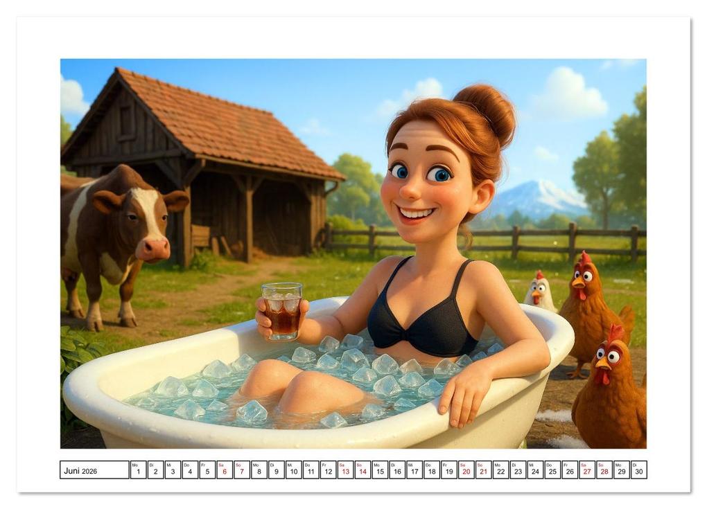 Weitere Ansicht: Kälteanbeter (Wandkalender 2026 DIN A4 quer), CALVENDO Monatskalender | Calvendo, Kerstin Waurick