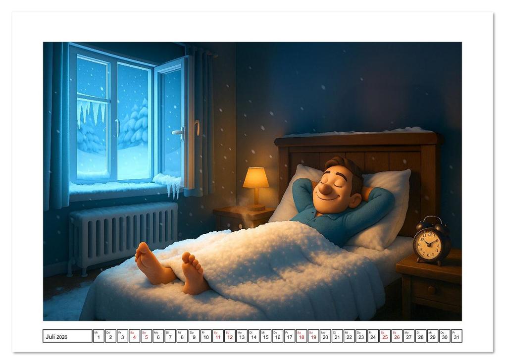 Weitere Ansicht: Kälteanbeter (Wandkalender 2026 DIN A4 quer), CALVENDO Monatskalender | Calvendo, Kerstin Waurick