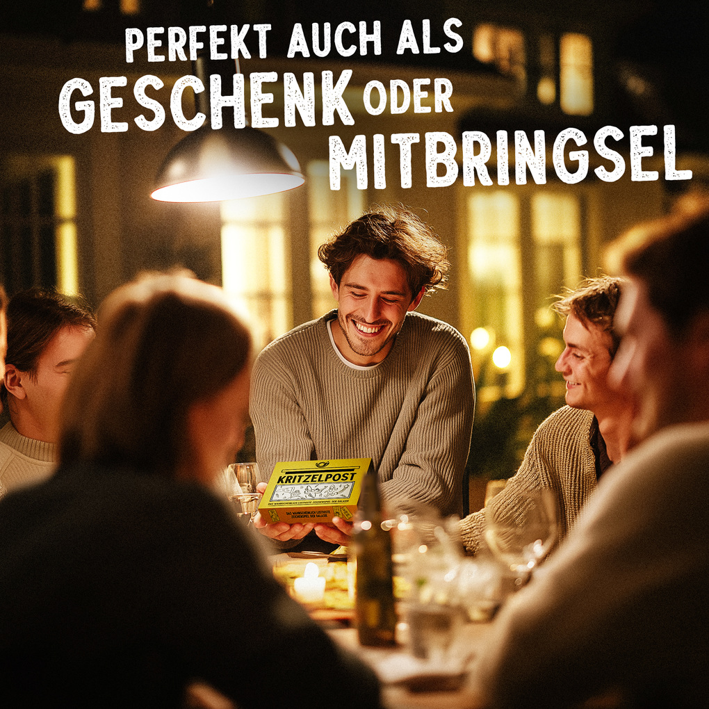 Weitere Ansicht: Kritzelpost - Das lustige Zeichenspiel | Hannes Geng, Felicitas Mierbeth