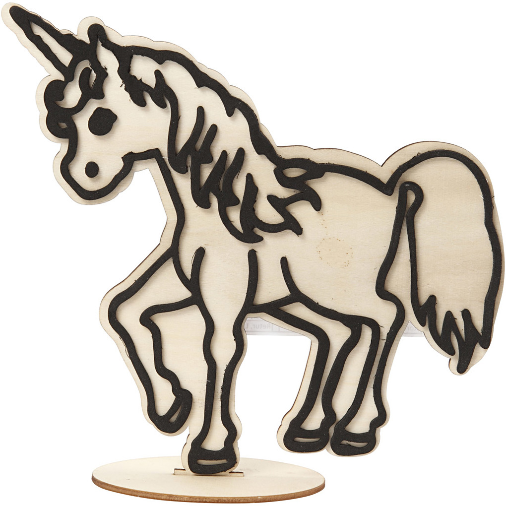 Weitere Ansicht: Creativ Company Deko-Figur, Einhorn, H 19 cm, 1 Stk