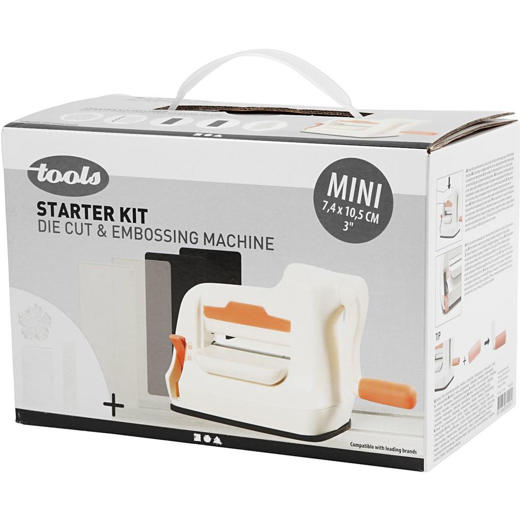 Weitere Ansicht: Creativ Company Starter-Set Stanz-/Prägegerät, A7, Blatt 74x105 mm, 1 Set