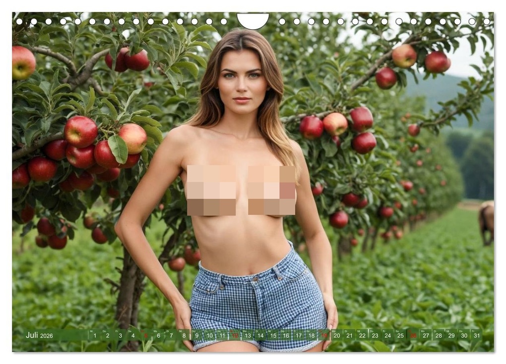 Weitere Ansicht: Sexy Bäuerinnen - Nackte Frauen auf dem Bauernhof (Wandkalender 2026 DIN A4 quer), CALVENDO Monatskalender | MB Fotografie, Calvendo