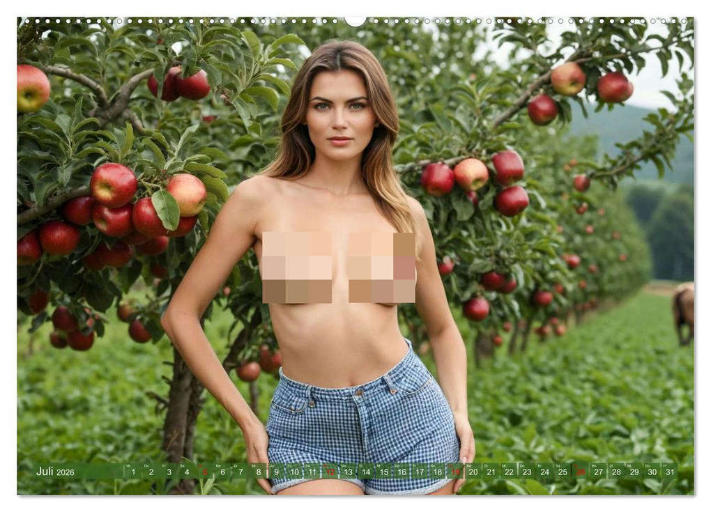 Weitere Ansicht: Sexy Bäuerinnen - Nackte Frauen auf dem Bauernhof (Wandkalender 2026 DIN A2 quer), CALVENDO Monatskalender | Calvendo, MB Fotografie