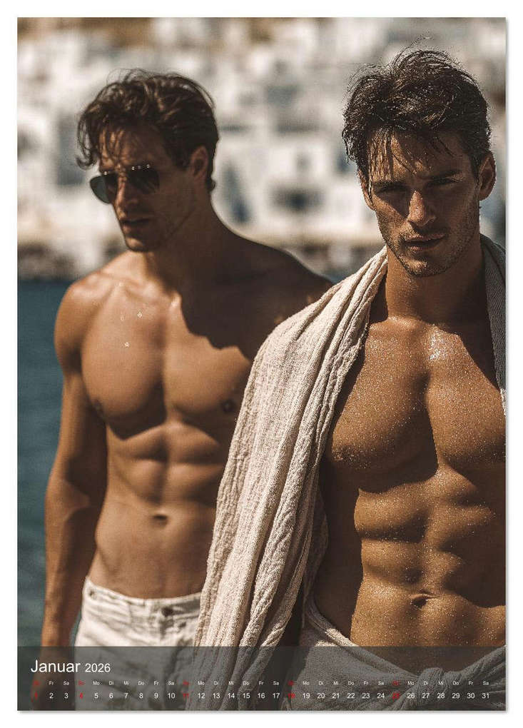 Weitere Ansicht: Gay Kalender - Wahre Liebe unter nackten Männern (Tischkalender 2026 DIN A5 hoch), CALVENDO Monatskalender | Calvendo, MB - Fotografie