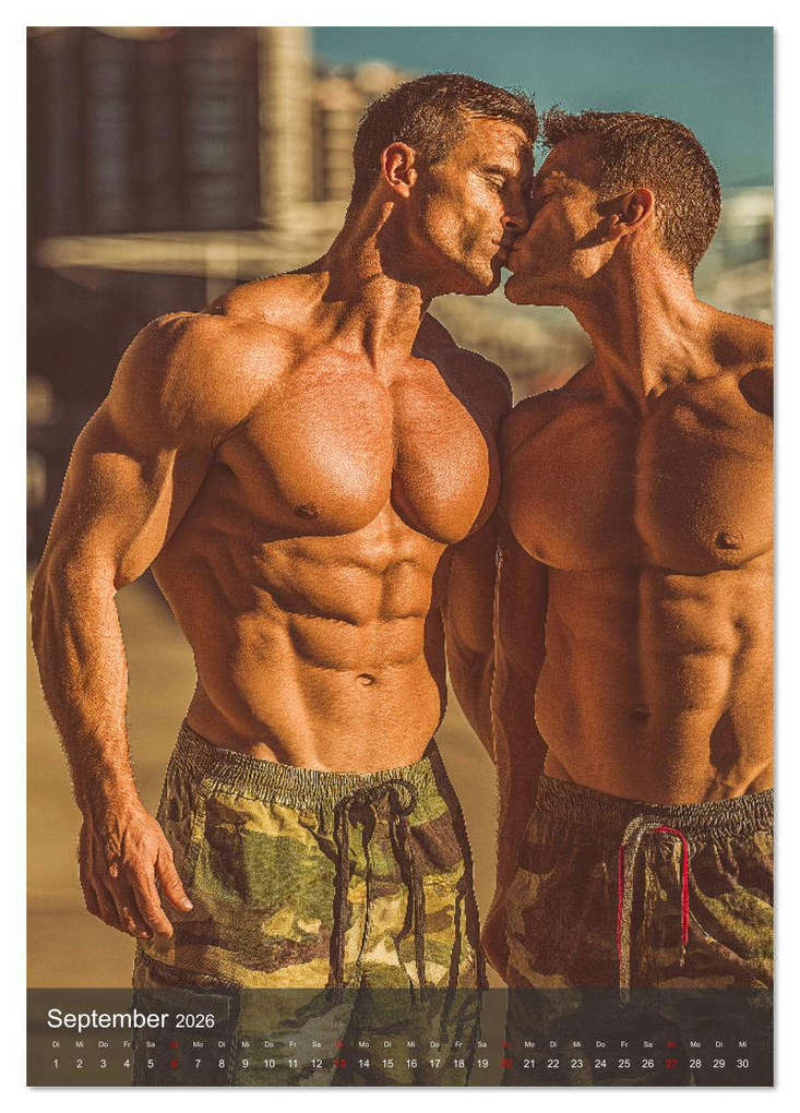 Weitere Ansicht: Gay Kalender - Wahre Liebe unter nackten Männern (Tischkalender 2026 DIN A5 hoch), CALVENDO Monatskalender | Calvendo, MB - Fotografie