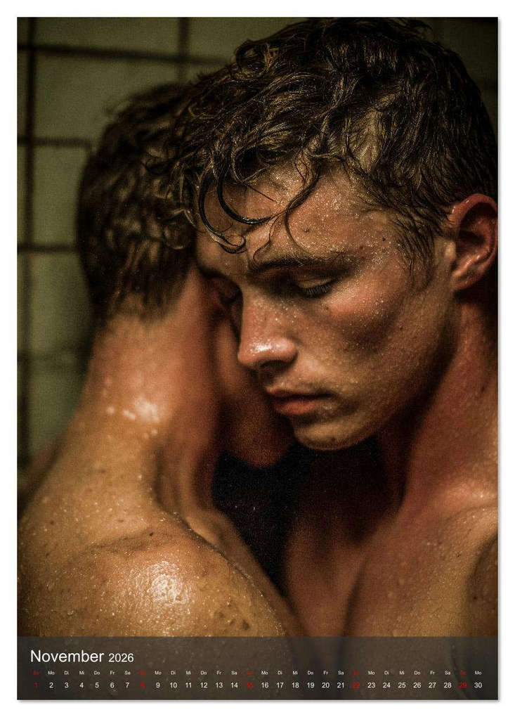 Weitere Ansicht: Gay Kalender - Wahre Liebe unter nackten Männern (Tischkalender 2026 DIN A5 hoch), CALVENDO Monatskalender | Calvendo, MB - Fotografie