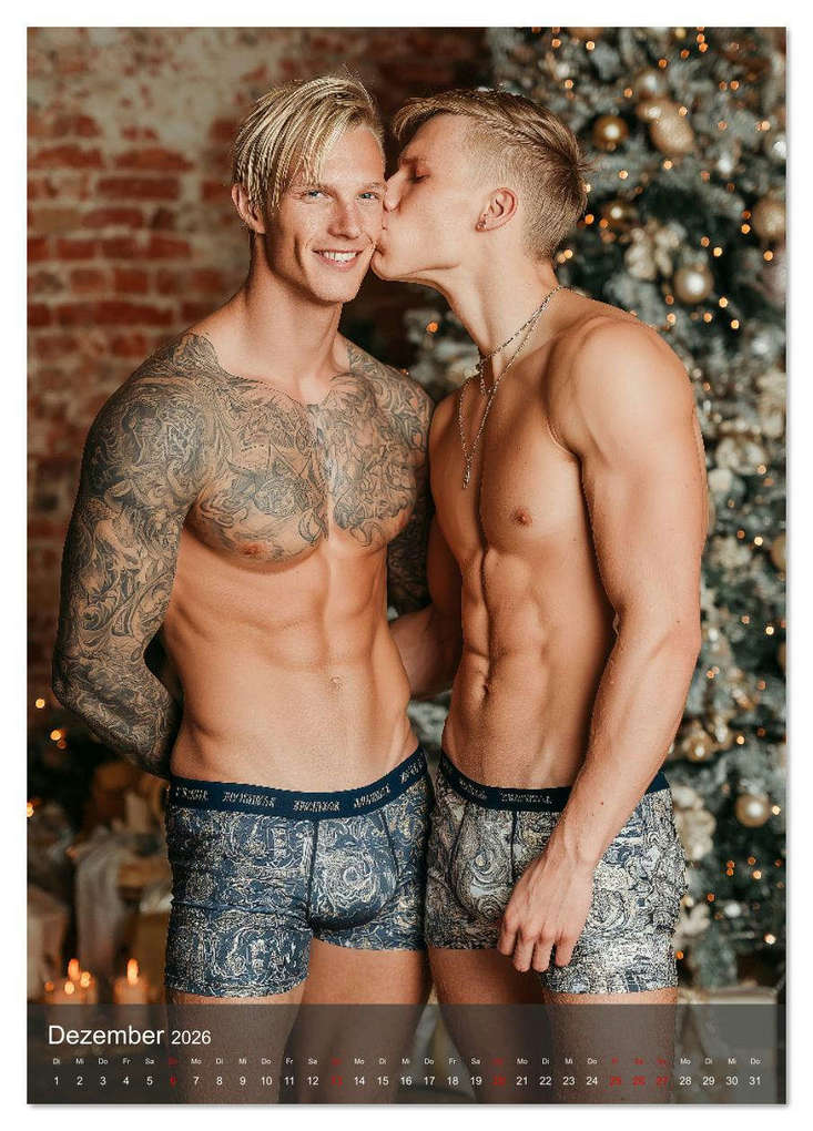 Weitere Ansicht: Gay Kalender - Wahre Liebe unter nackten Männern (Tischkalender 2026 DIN A5 hoch), CALVENDO Monatskalender | Calvendo, MB - Fotografie