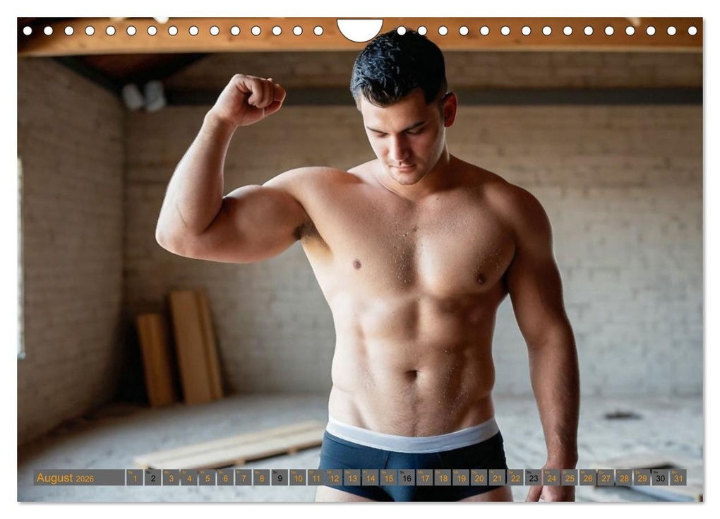 Weitere Ansicht: SEXY BAUARBEITER - Baustelle der verführerischen Männer, Schichtwechsel (Wandkalender 2026 DIN A4 quer), CALVENDO Monatskalender | MB Fotografie, Calvendo