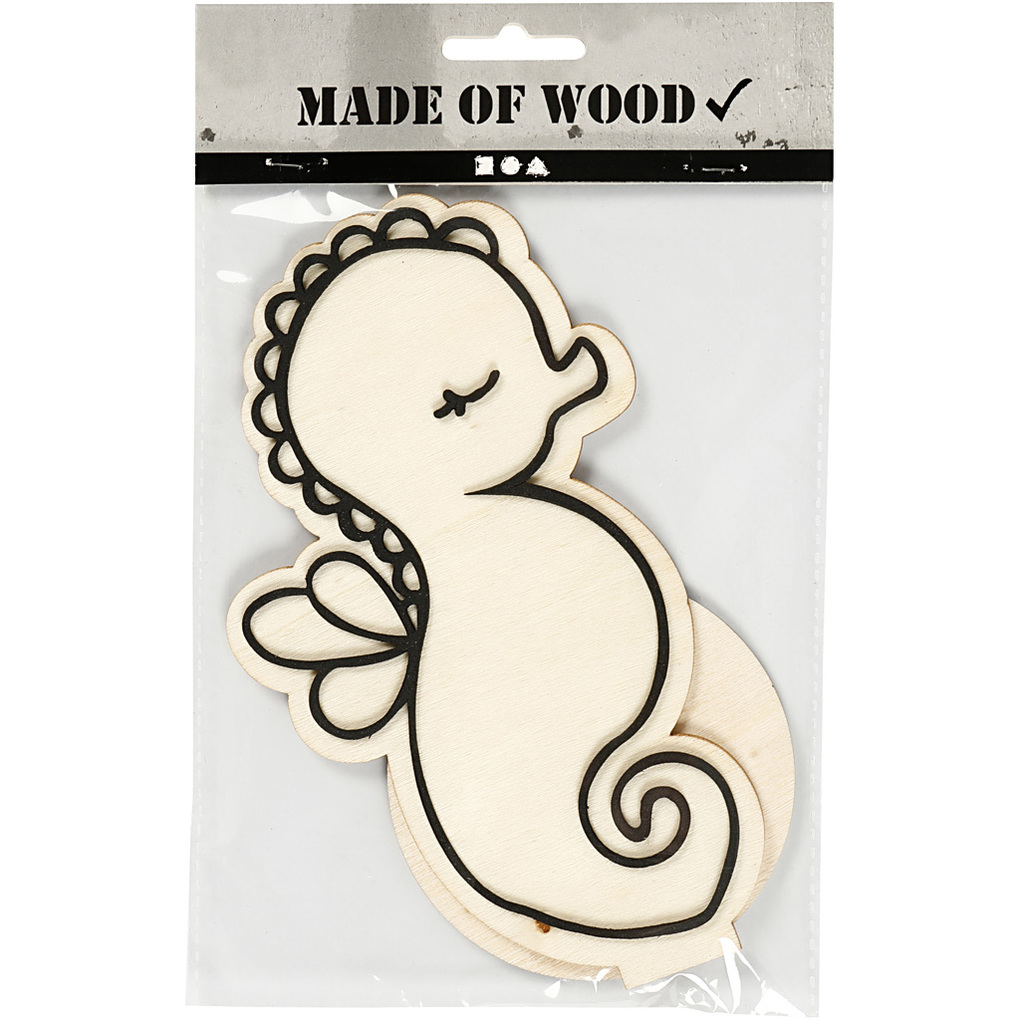 Weitere Ansicht: Creativ Company Deko-Figur, Seepferdchen, H 18 cm, 1 Stk