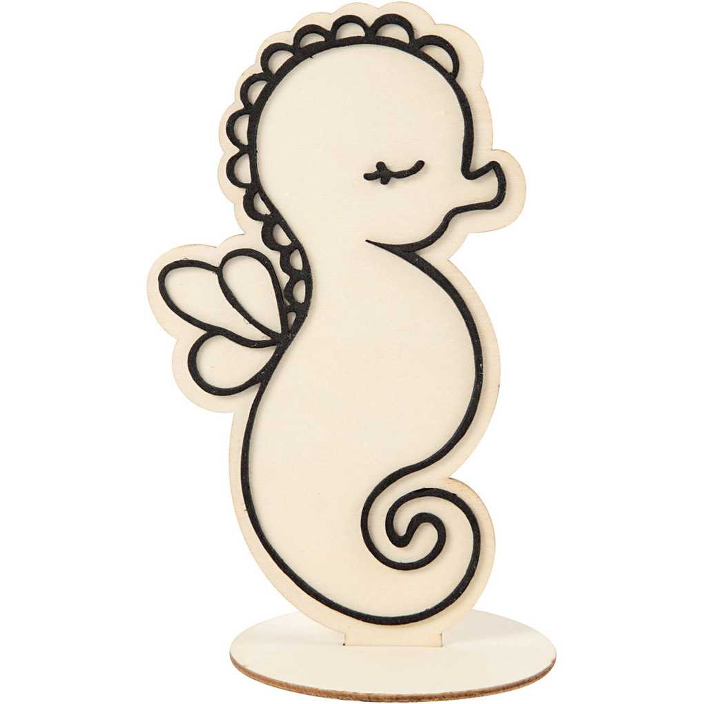 Weitere Ansicht: Creativ Company Deko-Figur, Seepferdchen, H 18 cm, 1 Stk