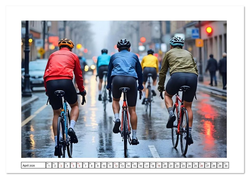 Weitere Ansicht: Kilometerkiller - Rennrad-Power im Jahresverlauf (Tischkalender 2026 DIN A5 quer), CALVENDO Monatskalender | Fred Schimak, Calvendo