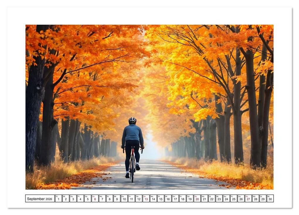 Weitere Ansicht: Kilometerkiller - Rennrad-Power im Jahresverlauf (Tischkalender 2026 DIN A5 quer), CALVENDO Monatskalender | Fred Schimak, Calvendo